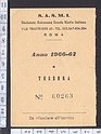 X1418 TESSERA S.A.S.M.I. SINDACATO AUTONOMO SCUOLA MEDIA 1966 (PIEGA)