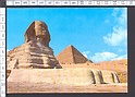 M5212 EGYPT GIZA THE SPHINX AND THE PYRAMID OF CHEOPE Viaggiata