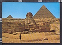 P4287 EGYPT GIZA THE GREAT SPHINX AND THE PYRAMIDS OF KEPHREN AND MIKERINOS
