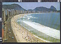 P4276 BRASIL RIO DE JANEIRO PRAIA DE COPACABANA CON PAO DE ACUCAR VG