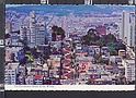 O7027 SAN FRANCISCO LOMBARD STREET THE CROOKEDEST STREET IN THE WORLD VG