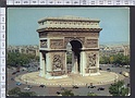 N4084 PARIS PLACE DE L ETOILE AT ARC DE TRIOMPHE - PLAQUETTE UNESCO Viaggiata SB