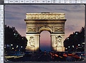 N974 PARIS L ARC DE TRIOMPHE en nocturne Viaggiata