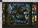 R586 SAINT-DENIS 93 CATHEDRALE BASILIQUR VITRAIL DE L ENFACE DU CHRIST MEDAILLON DE LA NATIVITE