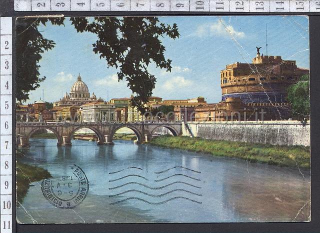 Collezione di cartoline postali del Castel Sant'Angelo di Roma ...