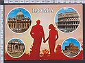 N204 ROMA LOVE ROMANTIC BOLLO COMM. GIORNATA DEL FRANCOBOLLO Viaggiata