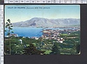 N4239 SALUTI DA PALERMO PANORAMA DALLA VILLA BELMONTE (PIEGA VERTICALE) Viaggiata FP
