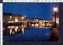 M3372 FIRENZE NOTTURNO SULL ARNO VIAGGIATA