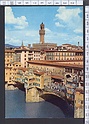 N4455 FIRENZE PONTE VECCHIO E TORRE DEL PALAZZO DELLA SIGNORIA Viaggiata SB