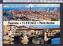 N5811 FLORENCE FIRENZE PANORAMA PONTE VECCHIO Viaggiata