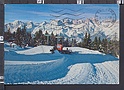 P7348 ANDALO PAGANELLA DALLA PISTA DI S. ANTONIO VEDUTE DEL BRENTA TRENTO VG spazzaneve