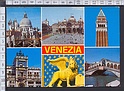 N271 VENEZIA  VEDUTE (PIEGA AL CENTRO) Viaggiata