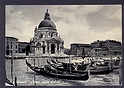 M2089 VENEZIA CHIESA DELLA SALUTE GONDOLE IN PRIMO PIANO ANIMATA VIAGGIATA