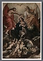 S9246 RELIGION MADONNA INCORONAZIONE DELLA VERGINE RUBENS BRUXELLES MUSEO