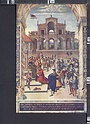 P6770 RELIGION Siena Papa PIO II PINTURICCHIO Libreria del Duomo Enea Piccolomini RICEVE CORONA ALLORO DA FEDERIGO III FP