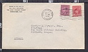 B2953 CANADA Postal History 1948 3 cents 4 cents