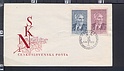 B4301 CESKOSLOVENSKO FDC 1950 S.K. NEUMANN CECOSLOVACCHIA