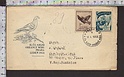 B5344 CESKOSLOVENSKO Postal history 1953 SJEZD OBRANCU MIRU PRAHA LEDEN ANIMAL BIRD