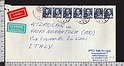 B7399 DANMARK Postal History 1986 EXPRES LUFTPOST PAR AVION