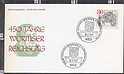 B1739 FDC Germany 1971 JAHRE WORMSER REICHSTAG Envelope F.D.C.