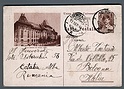 B9970 ROMANIA Postal Stationery 1931 6 LEI USED CARTE POSTALE LE MINISTERE DES TRAVAUX PUBLICS