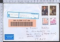 B5434 JUGOSLAVIA SERBIA MONTENEGRO Postal History 2004  PERSONAGGI REGISTERED LETTER