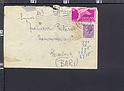 B3949 Italia Storia Postale 1957 SIRACUSANA Lire 25 ESPRESSO Lire 50