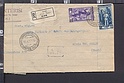 B4576 Italia Storia Postale 1951 ITALIA AL LAVORO Lire 50 15 DOCUMENTO AVVOCATO