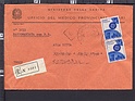 B3708 ITALIA storia postale 1968 EUROPA CEPT Lire 90 RACCOMANDATA Isolato