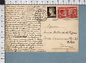 B8692 Italia Regno Storia postale 1941 MUSSOLINI HITLER 20 CENT FRATELLANZA D ARMI ITALO TEDESCA NAPOLI LITORANEA