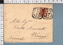 B9722 REGNO Storia postale 1901 UMBERTO I 20 CENTESIMI TERZA SERIE