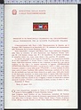 Bollettino Illustrativo 1969-170 Cinquantenario della federazione fra le societa filateliche italiane Lire 50