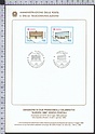 Bollettino Illustrativo 1990-08 Europa Cept Edifici Postali Lire 700 800