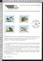 Bollettino Illustrativo 1995-05 Gli Animali Uccelli Lire 600