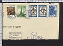 B819 Storia Postale POSTE VATICANE 1965 (FOGLIETTO RACCOMANDATA)