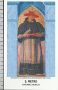 Xsa-05-55 S. San PIETRO CARDINALE MONACO PRATO MONASTERO S. CLEMENTE MONACHE BENEDETTINE Santino Holy card