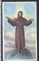 X1085 S. FRANCESCO PACE E BENE (discrete condizioni taglietto) Santino Holy Card
