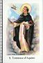 Xsb1056 SAN TOMMASO D AQUINO Santino holy card