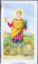 X2707 S. SAN VITO MARTIRE Santino Holy Card lieve piega