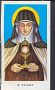 X1581 SANTA CHIARA Santino Holy Card
