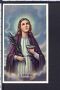 X321 S. LUCIA CON PREGHIERA - Santino Holy Card