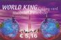 S1130 Carta Prepagata WORLD KING MOBILE 2 MOBILE 10 MILA 5,16 EUR Prepaid Card